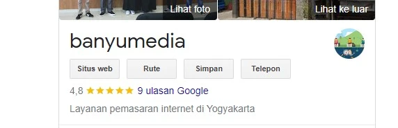 Kategori - Google My Business