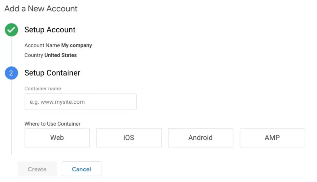 Cara Menghubungkan Google Analytics dengan Website - Google Tag Manager - Setup Container