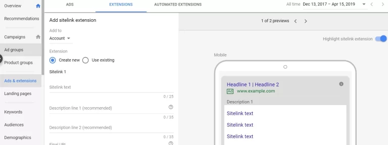 Sitelinks Dalam Google Ads: Pengertian, Manfaat, dan Mengaktifkan