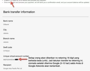Pembayaran Google Ads Melalui Kartu Kredit