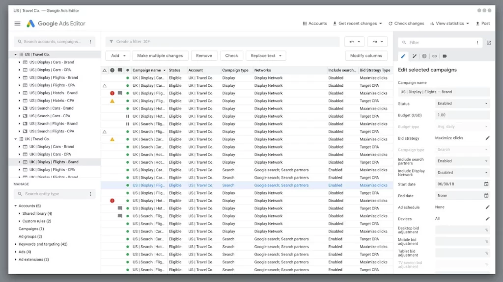 Google Ads Editor