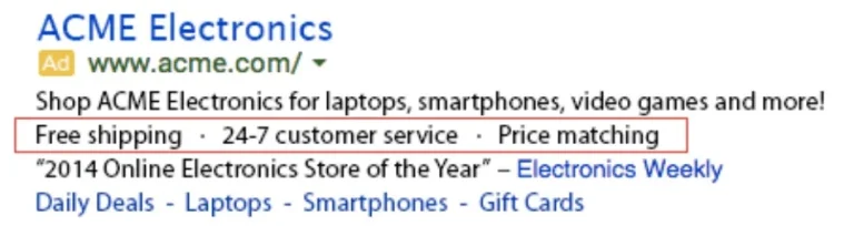 Callout Extensions Dalam Google Ads